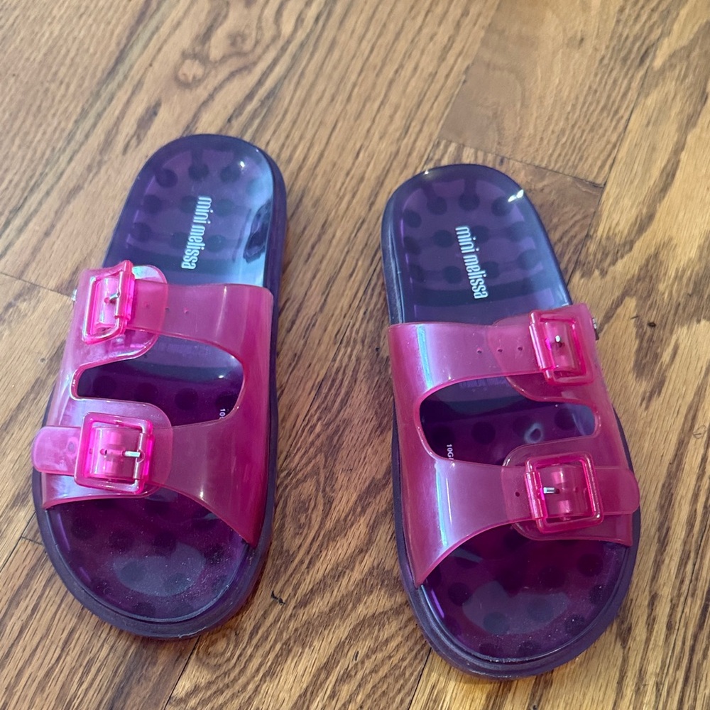 Mini Melissa Kids Fuchsia Sandals